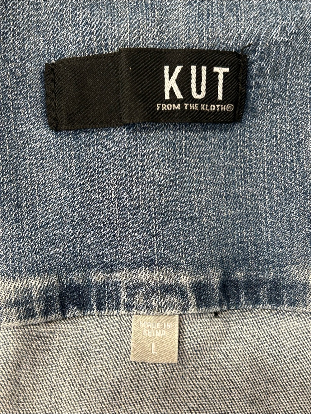 KUT from the Kloth Light Blue Denim Shirt/Jacket - Picture 4 of 4